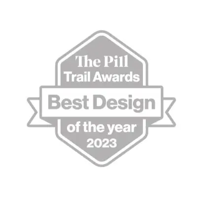 The Pill Trail Awards Best Design of the year 2023